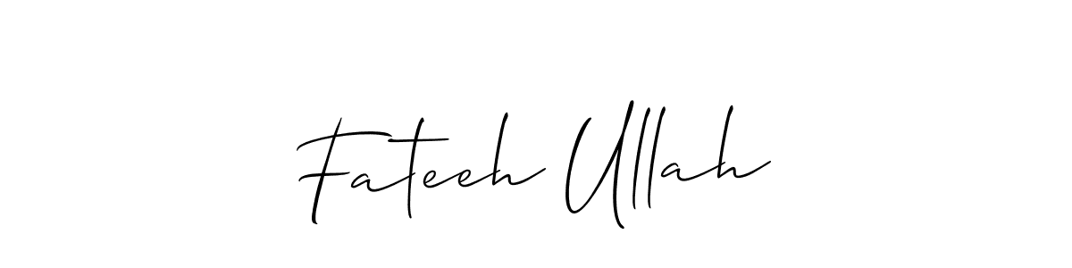 You should practise on your own different ways (Allison_Script) to write your name (Fateeh Ullah) in signature. don't let someone else do it for you. Fateeh Ullah signature style 2 images and pictures png