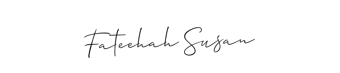 Once you've used our free online signature maker to create your best signature Allison_Script style, it's time to enjoy all of the benefits that Fateehah Susan name signing documents. Fateehah Susan signature style 2 images and pictures png