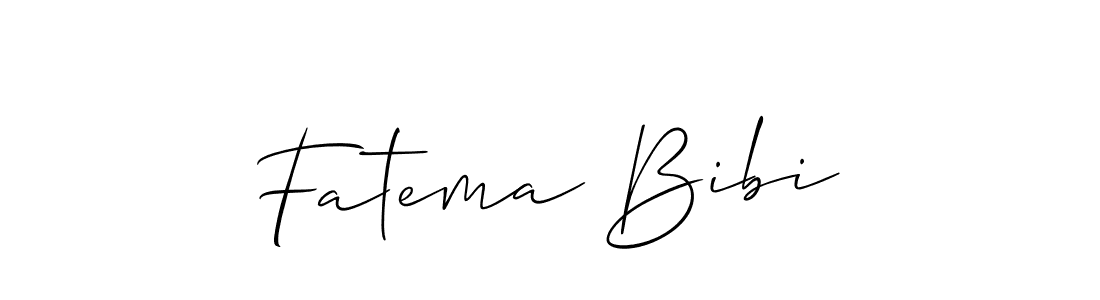 How to make Fatema Bibi name signature. Use Allison_Script style for creating short signs online. This is the latest handwritten sign. Fatema Bibi signature style 2 images and pictures png
