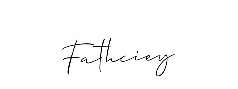 Best and Professional Signature Style for Fathciey. Allison_Script Best Signature Style Collection. Fathciey signature style 2 images and pictures png