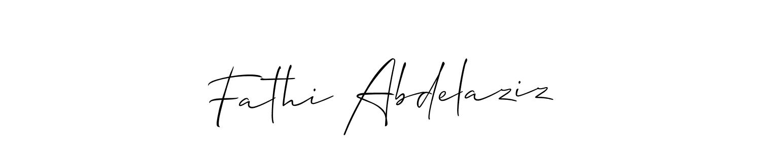 Make a beautiful signature design for name Fathi Abdelaziz. Use this online signature maker to create a handwritten signature for free. Fathi Abdelaziz signature style 2 images and pictures png