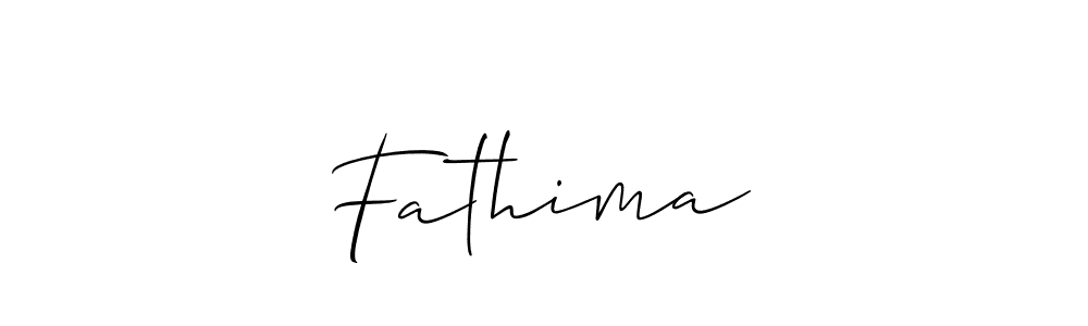 How to make Fathima￼ signature? Allison_Script is a professional autograph style. Create handwritten signature for Fathima￼ name. Fathima￼ signature style 2 images and pictures png