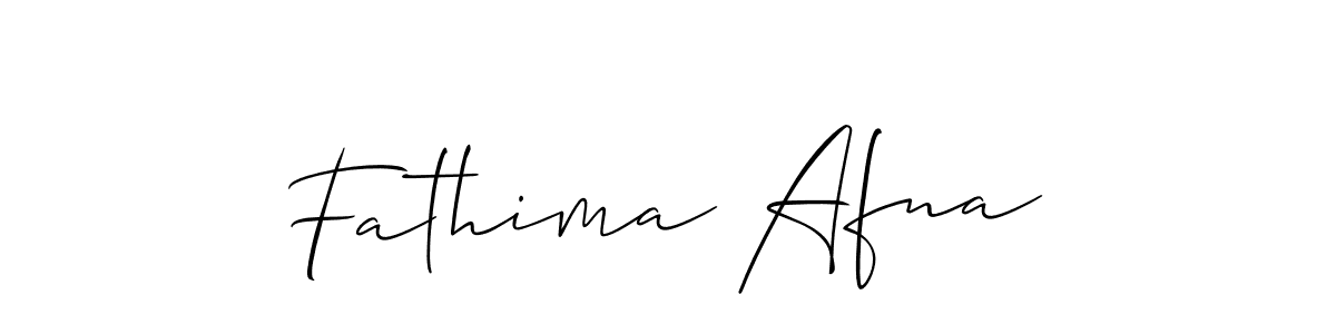 Create a beautiful signature design for name Fathima Afna. With this signature (Allison_Script) fonts, you can make a handwritten signature for free. Fathima Afna signature style 2 images and pictures png
