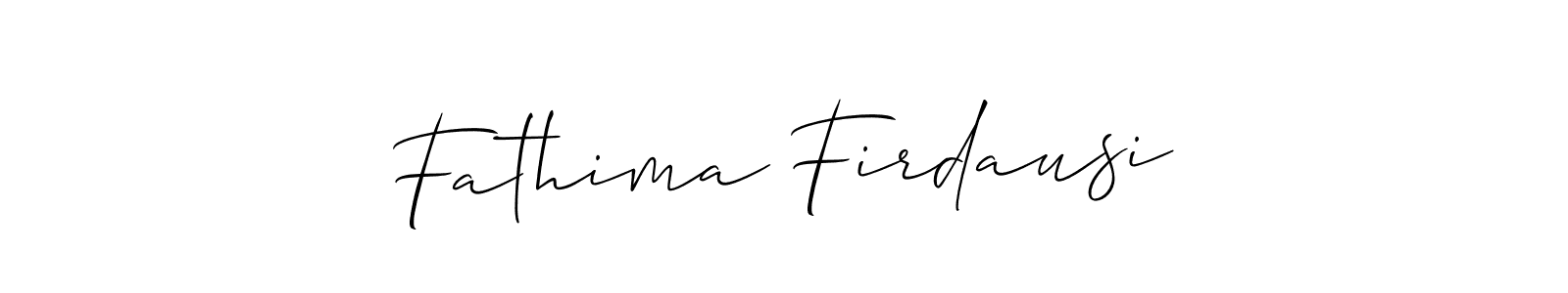 How to Draw Fathima Firdausi signature style? Allison_Script is a latest design signature styles for name Fathima Firdausi. Fathima Firdausi signature style 2 images and pictures png