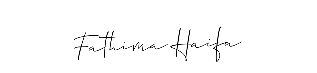 This is the best signature style for the Fathima Haifa name. Also you like these signature font (Allison_Script). Mix name signature. Fathima Haifa signature style 2 images and pictures png