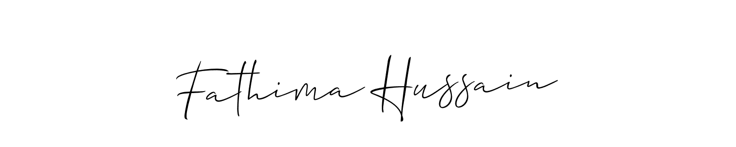 Similarly Allison_Script is the best handwritten signature design. Signature creator online .You can use it as an online autograph creator for name Fathima Hussain. Fathima Hussain signature style 2 images and pictures png