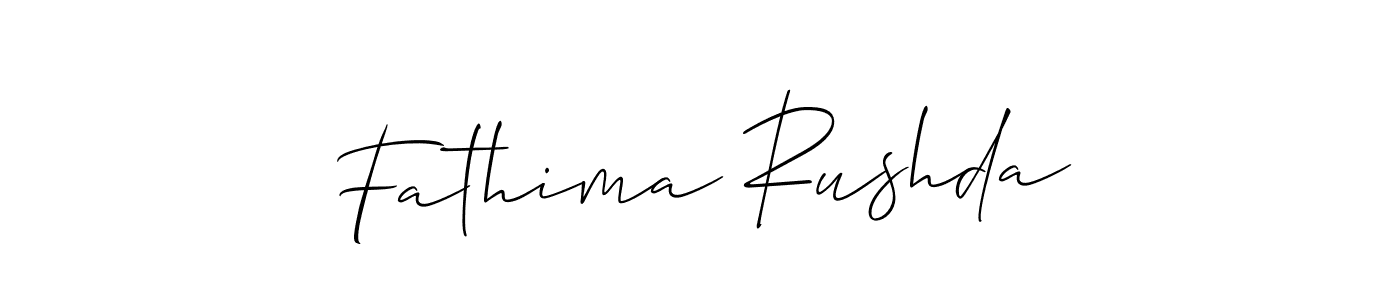 This is the best signature style for the Fathima Rushda name. Also you like these signature font (Allison_Script). Mix name signature. Fathima Rushda signature style 2 images and pictures png
