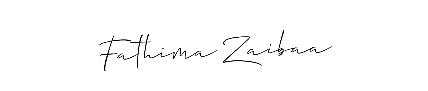 How to Draw Fathima Zaibaa signature style? Allison_Script is a latest design signature styles for name Fathima Zaibaa. Fathima Zaibaa signature style 2 images and pictures png