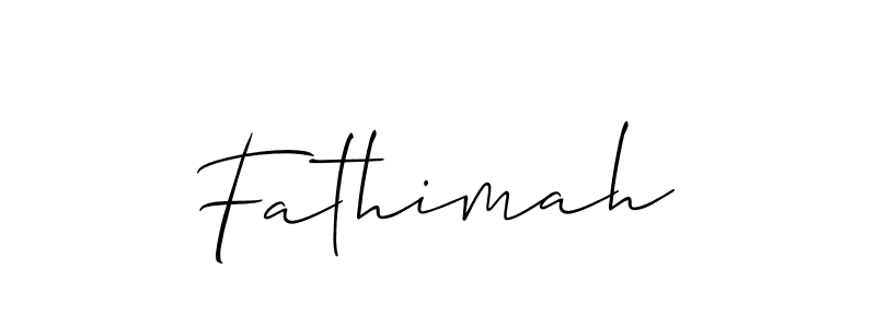 How to make Fathimah name signature. Use Allison_Script style for creating short signs online. This is the latest handwritten sign. Fathimah signature style 2 images and pictures png