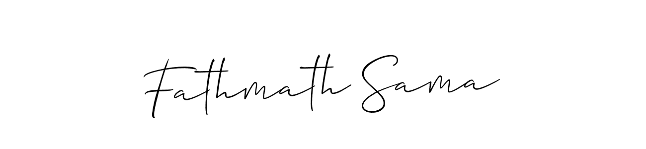This is the best signature style for the Fathmath Sama name. Also you like these signature font (Allison_Script). Mix name signature. Fathmath Sama signature style 2 images and pictures png