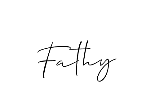 You can use this online signature creator to create a handwritten signature for the name Fathy. This is the best online autograph maker. Fathy signature style 2 images and pictures png