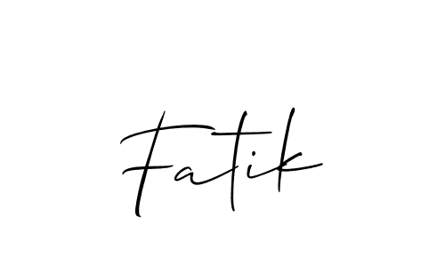 Here are the top 10 professional signature styles for the name Fatik. These are the best autograph styles you can use for your name. Fatik signature style 2 images and pictures png