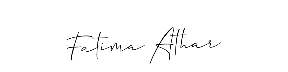 Once you've used our free online signature maker to create your best signature Allison_Script style, it's time to enjoy all of the benefits that Fatima Athar name signing documents. Fatima Athar signature style 2 images and pictures png