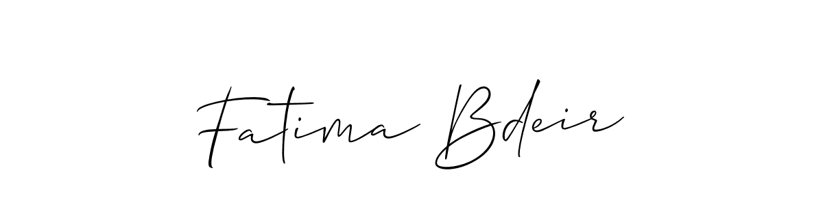 Best and Professional Signature Style for Fatima Bdeir. Allison_Script Best Signature Style Collection. Fatima Bdeir signature style 2 images and pictures png