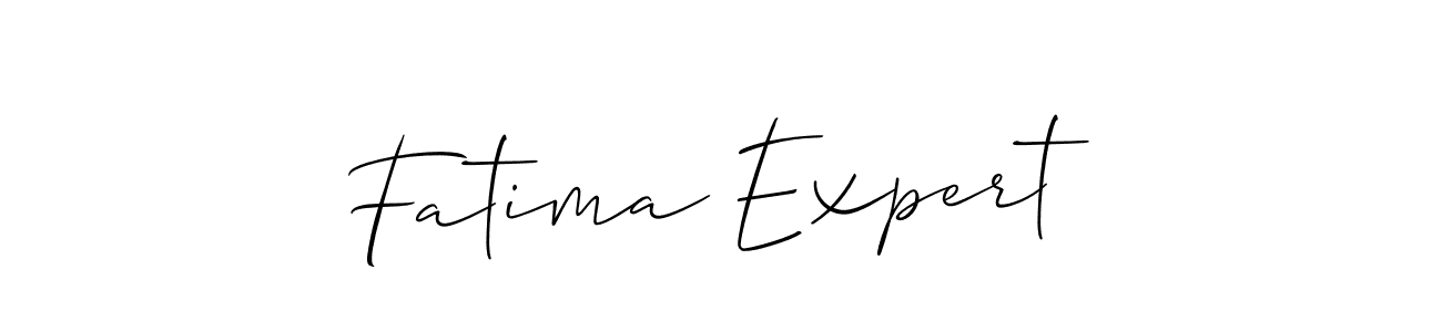 Make a beautiful signature design for name Fatima Expert. Use this online signature maker to create a handwritten signature for free. Fatima Expert signature style 2 images and pictures png