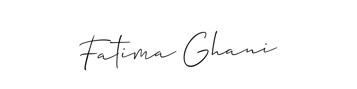 Best and Professional Signature Style for Fatima Ghani. Allison_Script Best Signature Style Collection. Fatima Ghani signature style 2 images and pictures png