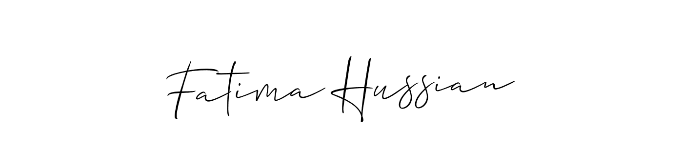Similarly Allison_Script is the best handwritten signature design. Signature creator online .You can use it as an online autograph creator for name Fatima Hussian. Fatima Hussian signature style 2 images and pictures png