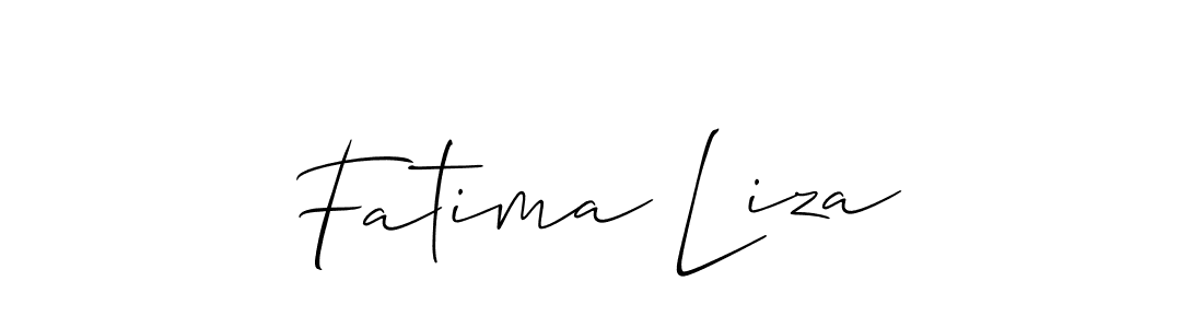 Also You can easily find your signature by using the search form. We will create Fatima Liza name handwritten signature images for you free of cost using Allison_Script sign style. Fatima Liza signature style 2 images and pictures png