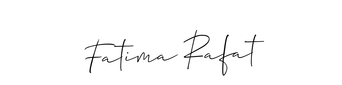 Fatima Rafat stylish signature style. Best Handwritten Sign (Allison_Script) for my name. Handwritten Signature Collection Ideas for my name Fatima Rafat. Fatima Rafat signature style 2 images and pictures png