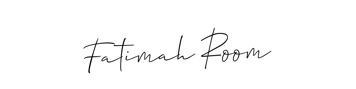 Make a beautiful signature design for name Fatimah Room. With this signature (Allison_Script) style, you can create a handwritten signature for free. Fatimah Room signature style 2 images and pictures png