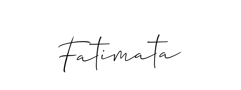 Fatimata stylish signature style. Best Handwritten Sign (Allison_Script) for my name. Handwritten Signature Collection Ideas for my name Fatimata. Fatimata signature style 2 images and pictures png