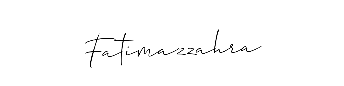 Fatimazzahra stylish signature style. Best Handwritten Sign (Allison_Script) for my name. Handwritten Signature Collection Ideas for my name Fatimazzahra. Fatimazzahra signature style 2 images and pictures png