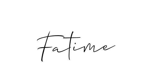 Create a beautiful signature design for name Fatime. With this signature (Allison_Script) fonts, you can make a handwritten signature for free. Fatime signature style 2 images and pictures png