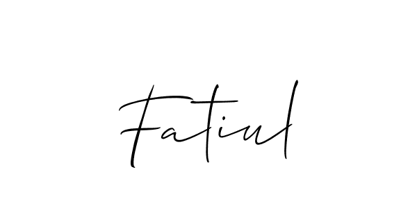 See photos of Fatiul official signature by Spectra . Check more albums & portfolios. Read reviews & check more about Allison_Script font. Fatiul signature style 2 images and pictures png