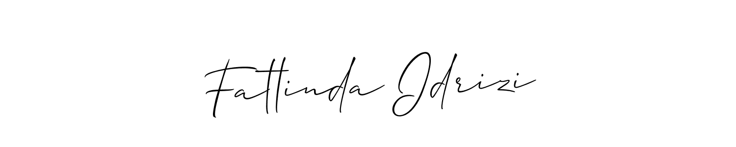 It looks lik you need a new signature style for name Fatlinda Idrizi. Design unique handwritten (Allison_Script) signature with our free signature maker in just a few clicks. Fatlinda Idrizi signature style 2 images and pictures png