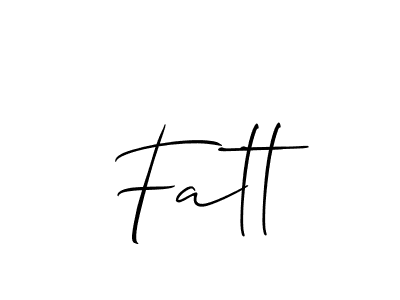 The best way (Allison_Script) to make a short signature is to pick only two or three words in your name. The name Fatt include a total of six letters. For converting this name. Fatt signature style 2 images and pictures png