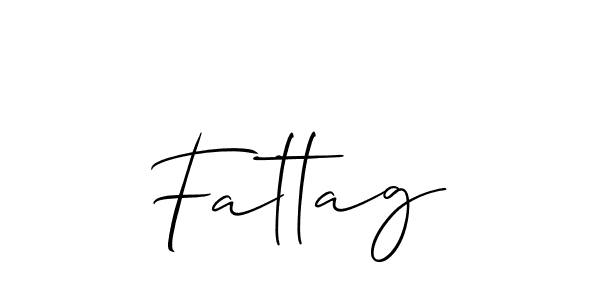 Here are the top 10 professional signature styles for the name Fattag. These are the best autograph styles you can use for your name. Fattag signature style 2 images and pictures png