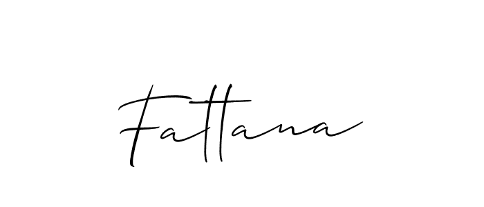 Make a short Fattana signature style. Manage your documents anywhere anytime using Allison_Script. Create and add eSignatures, submit forms, share and send files easily. Fattana signature style 2 images and pictures png