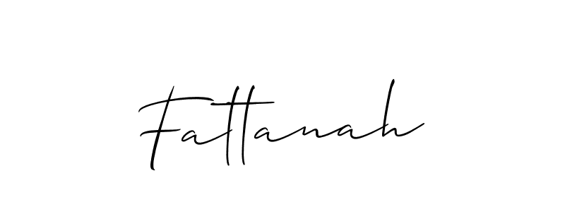You should practise on your own different ways (Allison_Script) to write your name (Fattanah) in signature. don't let someone else do it for you. Fattanah signature style 2 images and pictures png
