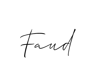 Also we have Faud name is the best signature style. Create professional handwritten signature collection using Allison_Script autograph style. Faud signature style 2 images and pictures png