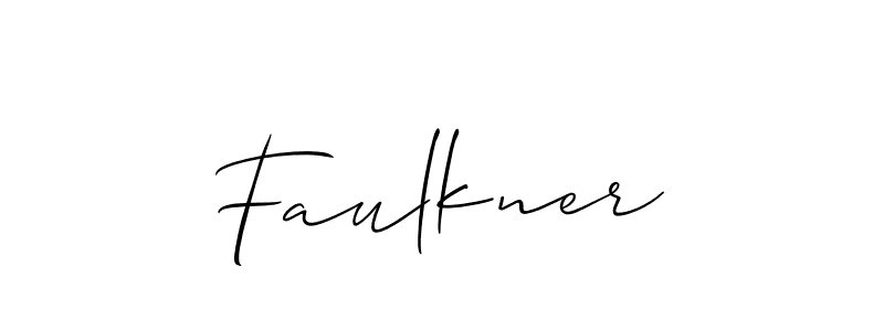 Also we have Faulkner name is the best signature style. Create professional handwritten signature collection using Allison_Script autograph style. Faulkner signature style 2 images and pictures png