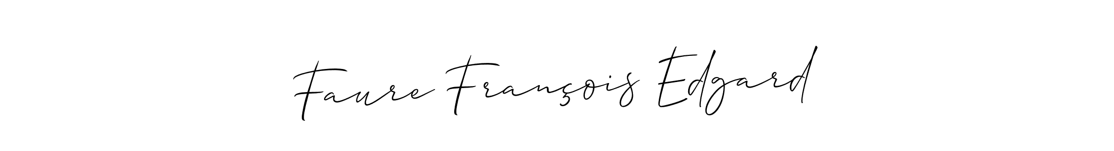 Also we have Faure François Edgard name is the best signature style. Create professional handwritten signature collection using Allison_Script autograph style. Faure François Edgard signature style 2 images and pictures png