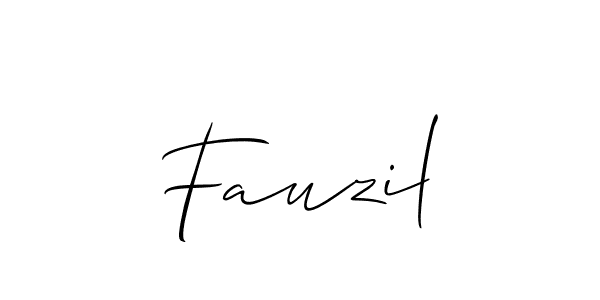 Similarly Allison_Script is the best handwritten signature design. Signature creator online .You can use it as an online autograph creator for name Fauzil. Fauzil signature style 2 images and pictures png