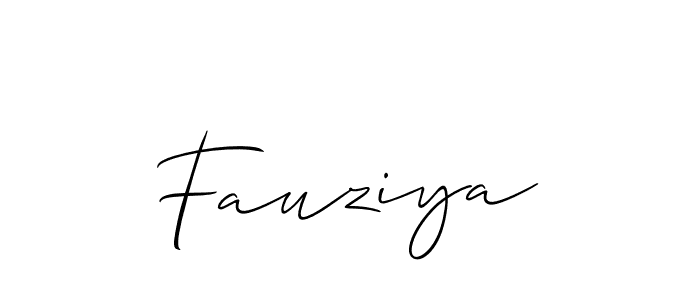 It looks lik you need a new signature style for name Fauziya. Design unique handwritten (Allison_Script) signature with our free signature maker in just a few clicks. Fauziya signature style 2 images and pictures png