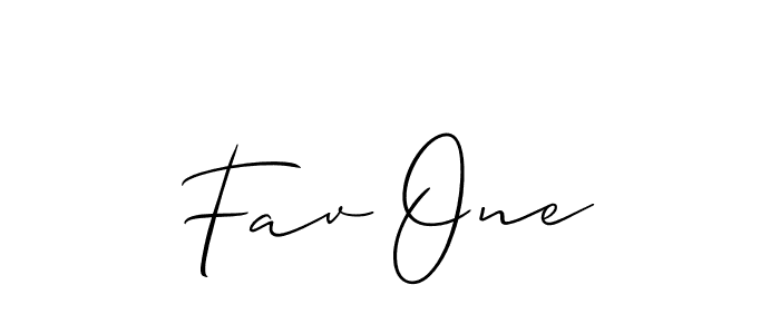 Make a beautiful signature design for name Fav One. Use this online signature maker to create a handwritten signature for free. Fav One signature style 2 images and pictures png
