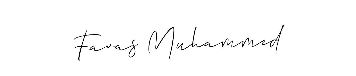 Favas Muhammed stylish signature style. Best Handwritten Sign (Allison_Script) for my name. Handwritten Signature Collection Ideas for my name Favas Muhammed. Favas Muhammed signature style 2 images and pictures png