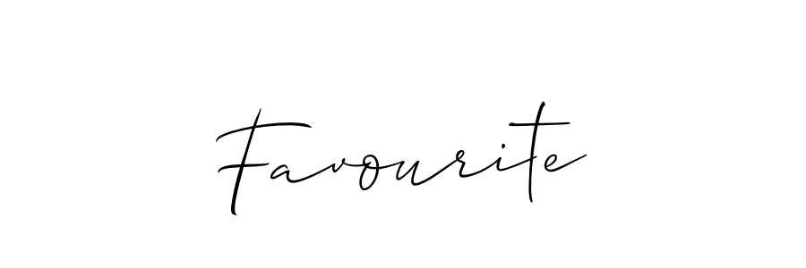 Make a beautiful signature design for name Favourite. With this signature (Allison_Script) style, you can create a handwritten signature for free. Favourite signature style 2 images and pictures png