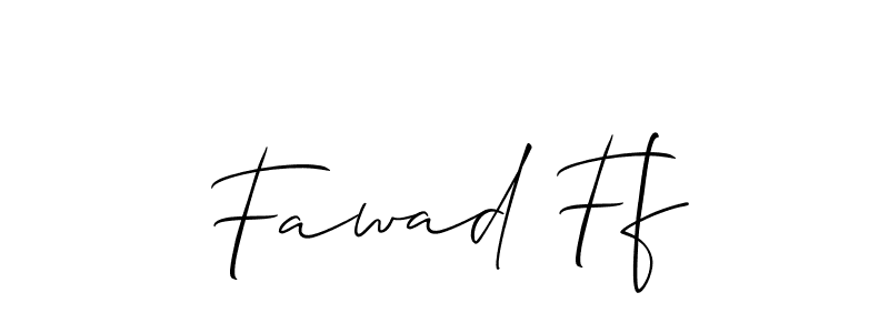 The best way (Allison_Script) to make a short signature is to pick only two or three words in your name. The name Fawad Ff include a total of six letters. For converting this name. Fawad Ff signature style 2 images and pictures png