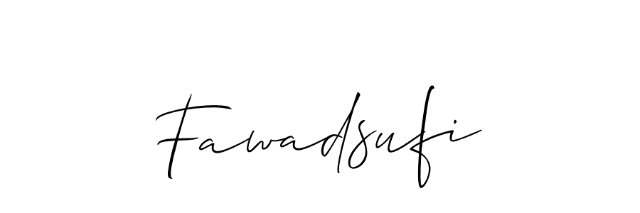 if you are searching for the best signature style for your name Fawadsufi. so please give up your signature search. here we have designed multiple signature styles  using Allison_Script. Fawadsufi signature style 2 images and pictures png