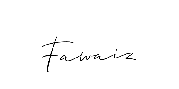 Fawaiz stylish signature style. Best Handwritten Sign (Allison_Script) for my name. Handwritten Signature Collection Ideas for my name Fawaiz. Fawaiz signature style 2 images and pictures png