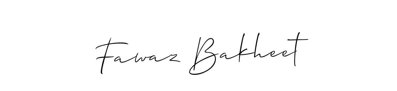 Also You can easily find your signature by using the search form. We will create Fawaz Bakheet name handwritten signature images for you free of cost using Allison_Script sign style. Fawaz Bakheet signature style 2 images and pictures png