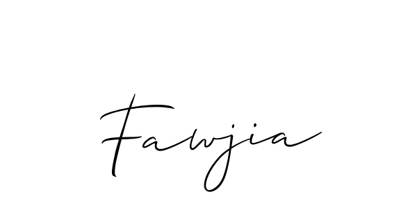It looks lik you need a new signature style for name Fawjia. Design unique handwritten (Allison_Script) signature with our free signature maker in just a few clicks. Fawjia signature style 2 images and pictures png