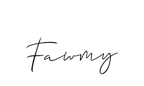 Allison_Script is a professional signature style that is perfect for those who want to add a touch of class to their signature. It is also a great choice for those who want to make their signature more unique. Get Fawmy name to fancy signature for free. Fawmy signature style 2 images and pictures png