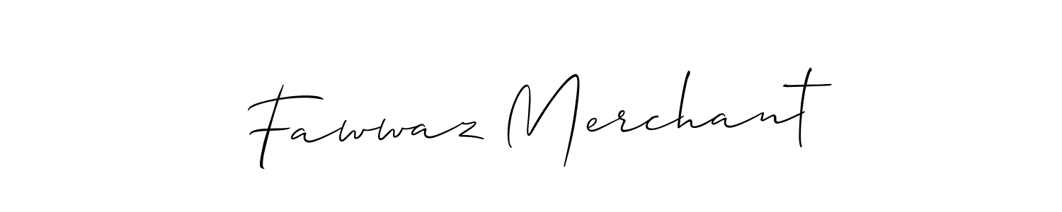 How to Draw Fawwaz Merchant signature style? Allison_Script is a latest design signature styles for name Fawwaz Merchant. Fawwaz Merchant signature style 2 images and pictures png