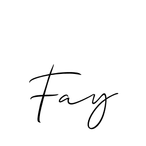 if you are searching for the best signature style for your name Fay. so please give up your signature search. here we have designed multiple signature styles  using Allison_Script. Fay signature style 2 images and pictures png