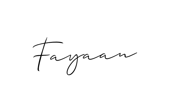 Fayaan stylish signature style. Best Handwritten Sign (Allison_Script) for my name. Handwritten Signature Collection Ideas for my name Fayaan. Fayaan signature style 2 images and pictures png